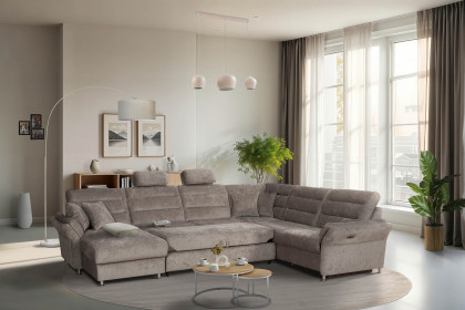 Foreno von Grant Factory - Sofalandschaft rechts taupe