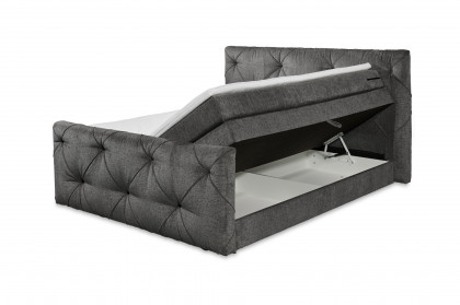 Venlo 6 von ED-Lifestyle - Boxspringbett 180 graphit