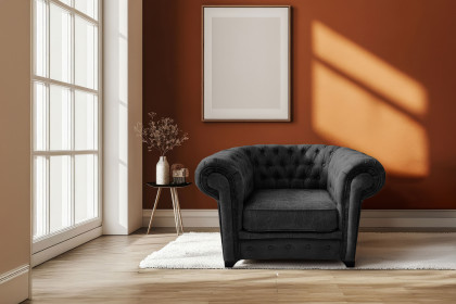 Chesterfield-LE26 von Exxpo - Polster-Duo anthracite