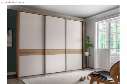 Las Vegas von Wiemann - Schrank graphit - Bianco-Eiche ca. 250 cm breit