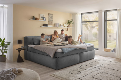 Sandon-Dream 6 von ED-Lifestyle - Familienbett 240 x 200 cm dark grey