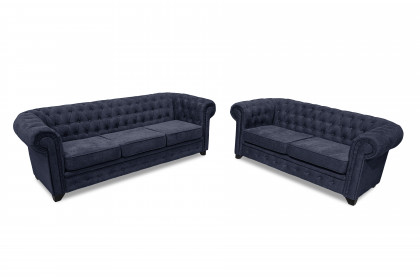 Chesterfield-LE26 von Exxpo - Polstergarnitur denim