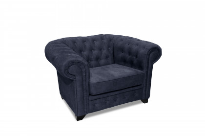 Chesterfield-LE26 von Exxpo - Polstergarnitur denim