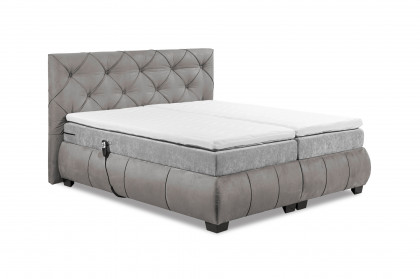Mansura von ED-Lifestyle - Boxspringbett grey-silver