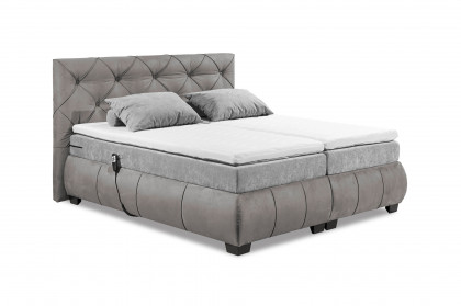 Mansura von ED-Lifestyle - Boxspringbett grey-silver