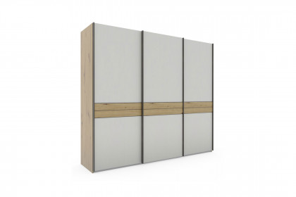 Las Vegas von Wiemann - Kleiderschrank 250 champagner - Bianco-Eiche