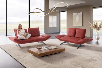 KOINOR Buddy - Ledergarnitur chilli