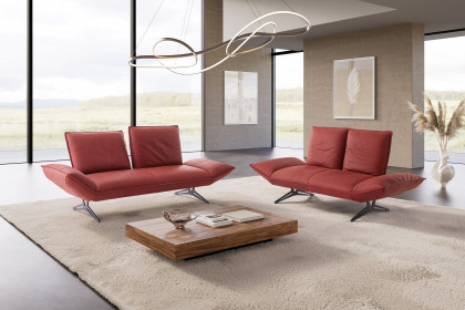 KOINOR Buddy - Ledergarnitur chilli