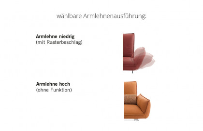 KOINOR Buddy - Ledergarnitur chilli