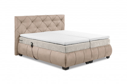 Mansura von ED-Lifestyle - Boxspringbett mink-sand