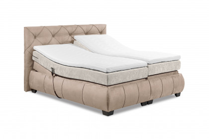 Mansura von ED-Lifestyle - Boxspringbett mink-sand