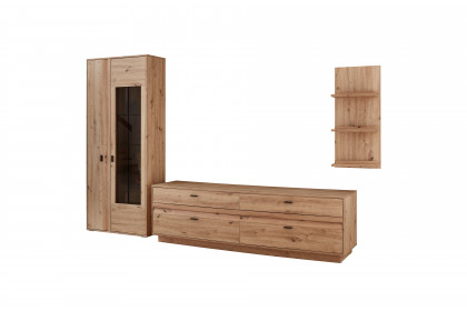Boca von IDEAL Möbel - Wohnwand in Eiche Artisan