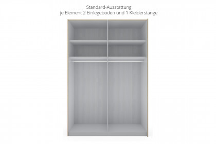 Las Vegas von Wiemann - ca. 150 cm breiter Schweber champagner - Eiche