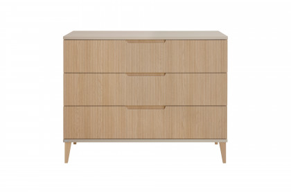 Jonte von Paidi - Wickelkommode cashmere-beige - Stripy-Light-Oak