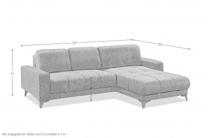 Konstanz von ED-Lifestyle - Ecksofa rechts olive