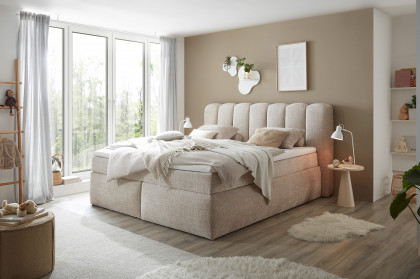 Gibson 6 von ED-Lifestyle - Boxspringbett 180 taupe