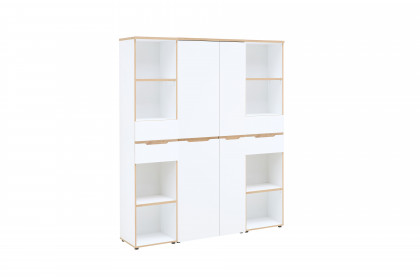 Memphis-Office von Innostyle - Büromöbel in Weiß & Artisan Eiche