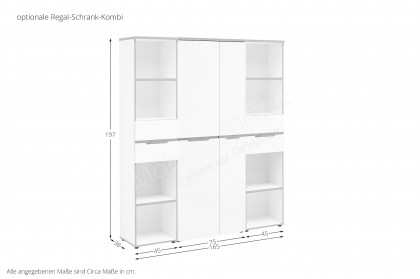 Memphis-Office von Innostyle - Büromöbel in Weiß & Artisan Eiche