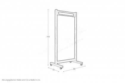 Incasa Albero von Decker - Rollgarderobe Wildeiche