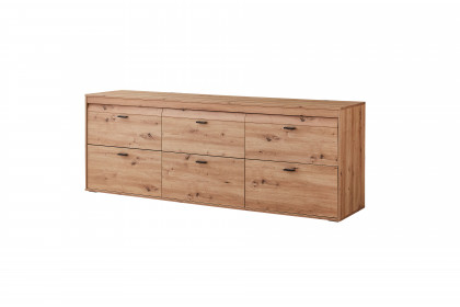 Boca von IDEAL Möbel - Lowboard in Eiche mit Frontbeleuchtung