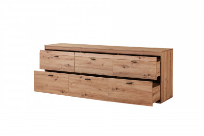 Boca von IDEAL Möbel - Lowboard in Eiche mit Frontbeleuchtung