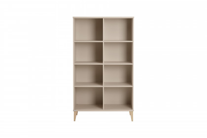 Jonte von Paidi - Standregal breit mit 8 offenen Fächern cashmere-beige