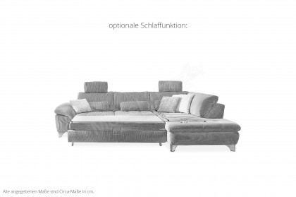 MP-IN14007 von Megapol - Ecksofa Variante rechts forest