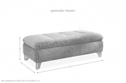 MP-IN14007 von Megapol - Ecksofa Variante rechts forest