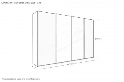 Dubai von Wiemann - Synchron-Schweber graphit - Parsol-Glas grau