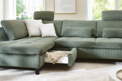 MP-IN14007 von Megapol - Ecksofa Variante links forest