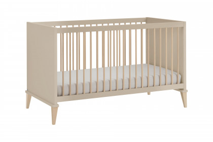 Jonte von Paidi - Babybett 70x140 cm cashmere-beige - Buche massiv