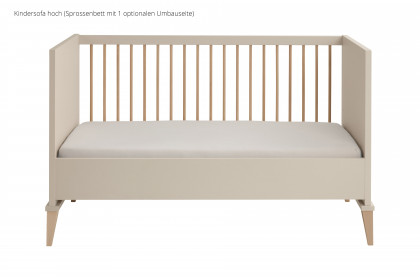 Jonte von Paidi - Babybett 70x140 cm cashmere-beige - Buche massiv