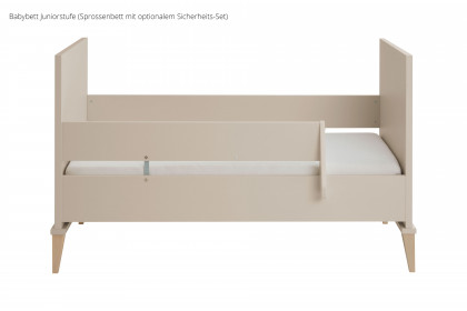 Jonte von Paidi - Babybett 70x140 cm cashmere-beige - Buche massiv