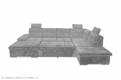 Ronda von ED-Lifestyle - Wohnlandschaft rechts black