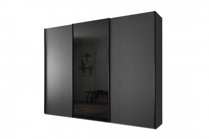 Dubai von Wiemann - Schrank mit Schwebetüren graphit - Parsolglas