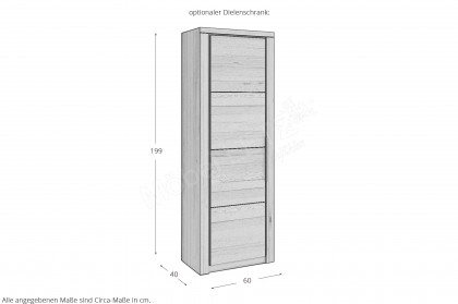 Brest von Elfo Möbel - Garderobenset in Kernbuche