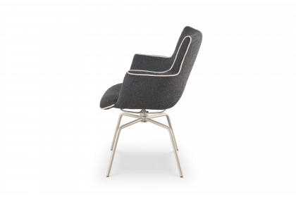 Hannis von Musterring - Stuhl in Onyx & Misty