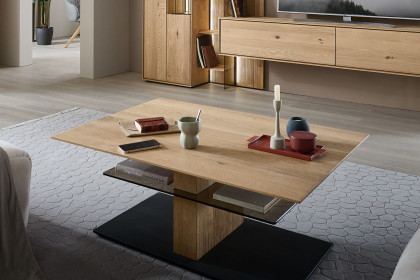 Vala-living von Hartmann - Couchtisch Kerneiche massiv/ anthrazit