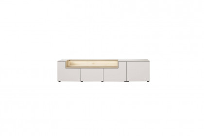 Credenza-living von SCHÖNER WOHNEN - Lowboard S605 weiß/ Wildeiche