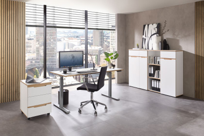 Memphis-Office von Innostyle - Büroset mit höhenverstellbarem Schreibtisch