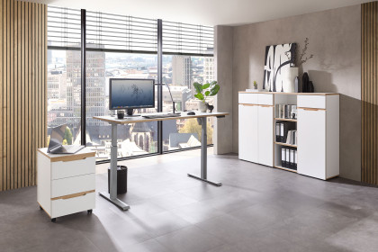 Memphis-Office von Innostyle - Büroset mit höhenverstellbarem Schreibtisch