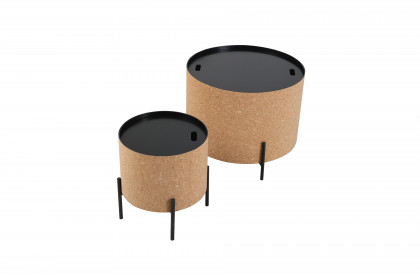 Cork von SIT Möbel - Couchtisch-Set mit Metalltischgestell