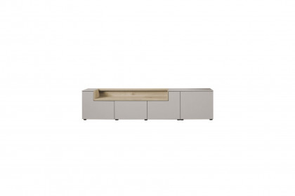 Credenza-living von SCHÖNER WOHNEN - Lowboard S605 grau/ Wildeiche