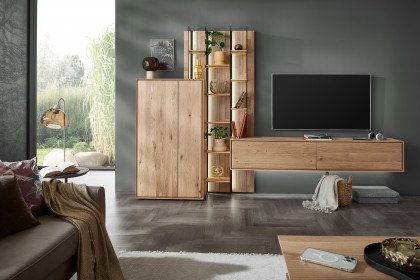 Vala von Hartmann - Wohnwand V36 aus massiver Kerneiche