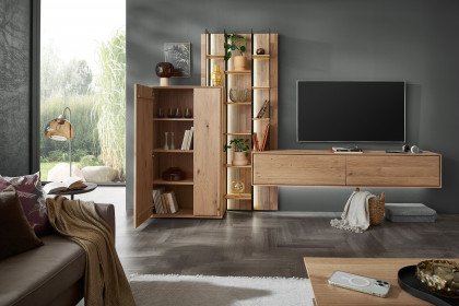 Vala von Hartmann - Wohnwand V36 aus massiver Kerneiche