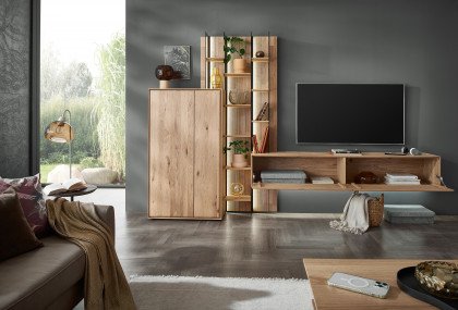 Vala von Hartmann - Wohnwand V36 aus massiver Kerneiche