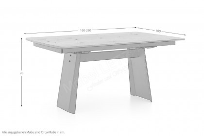 Hannis von Musterring - Esstisch mit Tischplatte aus Wildeiche