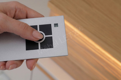 V/lacera living von Voglauer - Wohnwand Lack taupe/ geölte Wildeiche