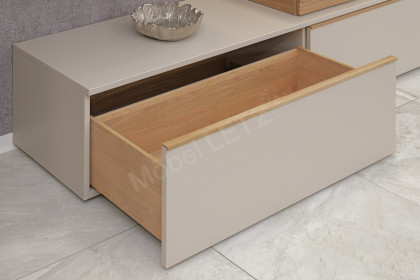 V/lacera living von Voglauer - Wohnwand Lack taupe/ geölte Wildeiche