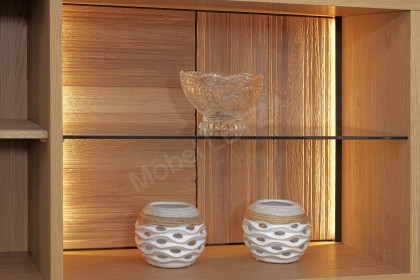 V/lacera living von Voglauer - Wohnwand Lack taupe/ geölte Wildeiche